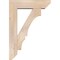 Ekena Millwork Balboa Slat Smooth Bracket w/ Offset Brace, Douglas Fir, 7 1/2"W x 28"D x 40"H BKT0806X28X40BOA06SDF - alternate 3